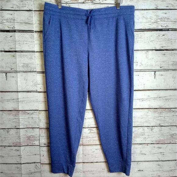 Champion Jogger Sweat Pant Womens XXL Blue Pockets Drawstring Elastic Waist Plus - Picture 1 of 9